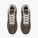 Air Cushion Sneakers Gold Aztec Mystic Mechanisms