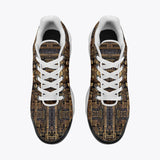 Air Cushion Sneakers Gold Aztec Mystic Mechanisms