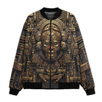 Bomber Jacket Gold Aztec Mystic Mechanisms