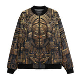 Bomber Jacket Gold Aztec Mystic Mechanisms