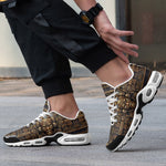 Air Cushion Sneakers Gold Aztec Mystic Mechanisms