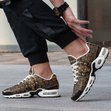 Air Cushion Sneakers Gold Aztec Mystic Mechanisms