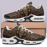 Air Cushion Sneakers Gold Aztec Mystic Mechanisms