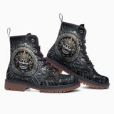 Leather Boots Ancient Aztec God
