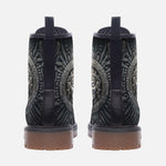 Leather Boots Ancient Aztec God