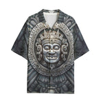 Hawaiian Shirt Ancient Aztec God