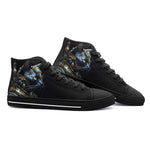 High-Top Canvas Shoes Cat with Swords and Armour