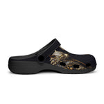 Classic Clogs Gold Decorated Cats