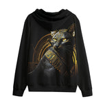 Men's Zip Up Hoodie Mystic Egyptian Cat