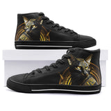 High-Top Canvas Shoes Mystic Egyptian Cat