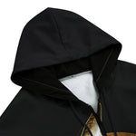 Men's Zip Up Hoodie Mystic Egyptian Cat