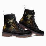 Leather Boots Mystic Egyptian Cat