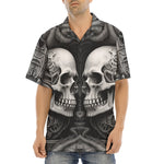 Hawaiian Shirt Futuristic Skull Art