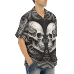 Hawaiian Shirt Futuristic Skull Art