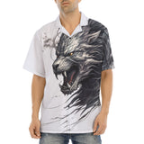 Hawaiian Shirt Wolf Artwork