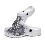 Classic Clogs Wolf Artwork