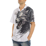 Hawaiian Shirt Wolf Artwork