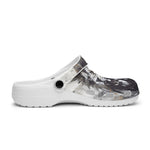 Classic Clogs Watercolor Lion Black and White