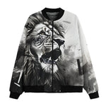 Bomber Jacket Lion Painting Art