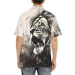 Hawaiian Shirt Lion Painting Art