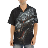 Hawaiian Shirt Dark Angry Dragon