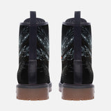 Leather Boots Dark Angry Dragon