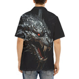 Hawaiian Shirt Dark Angry Dragon