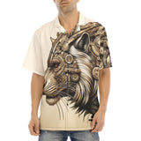 Hawaiian Shirt Tiger Pencil Steampunk Style