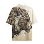 Hawaiian Shirt Tiger Pencil Steampunk Style