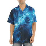 Hawaiian Shirt Blue Lightnings