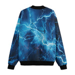 Bomber Jacket Blue Lightnings