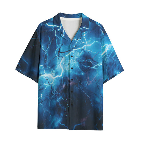 Hawaiian Shirt Blue Lightnings