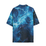 Hawaiian Shirt Blue Lightnings