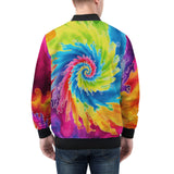 Bomber Jacket Tie Dye Rainbow