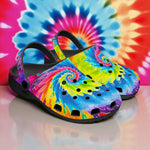 Classic Clogs Tie Dye Rainbow