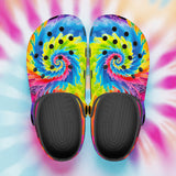 Classic Clogs Tie Dye Rainbow