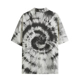 Hawaiian Shirt Tie Dye Black and White