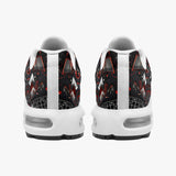 Air Cushion Sneakers Math and Physics Symbols Collage