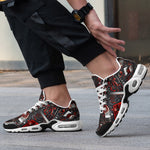 Air Cushion Sneakers Math and Physics Symbols Collage