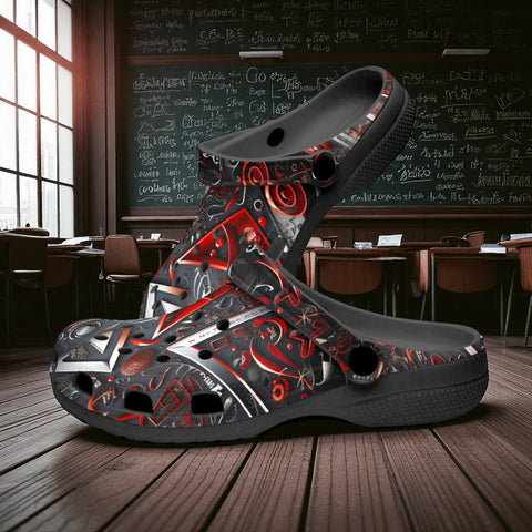 Classic Clogs Math and Physics Symbols Collage