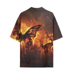 Hawaiian Shirt Fire Butterflies