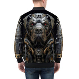 Bomber Jacket Robotic Steampunk Dog