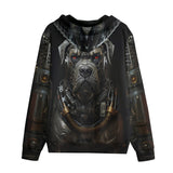 Men's Zip Up Hoodie Mechanical Dog