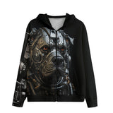 Men's Zip Up Hoodie BioMechanical Dog