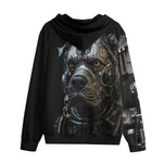 Men's Zip Up Hoodie BioMechanical Dog