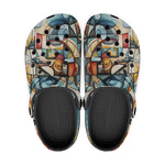 Classic Clogs Modern Art Abstraction
