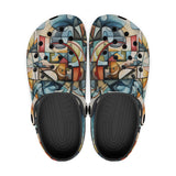 Classic Clogs Modern Art Abstraction