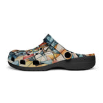 Classic Clogs Modern Art Abstraction
