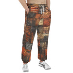 Men's Sweatpants Alligator Patchwork Art Print