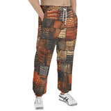 Men's Sweatpants Alligator Patchwork Art Print